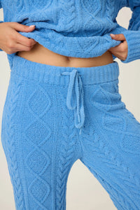 P.J. Salvage Cozy Chenille Cable Knit Lounge Pants