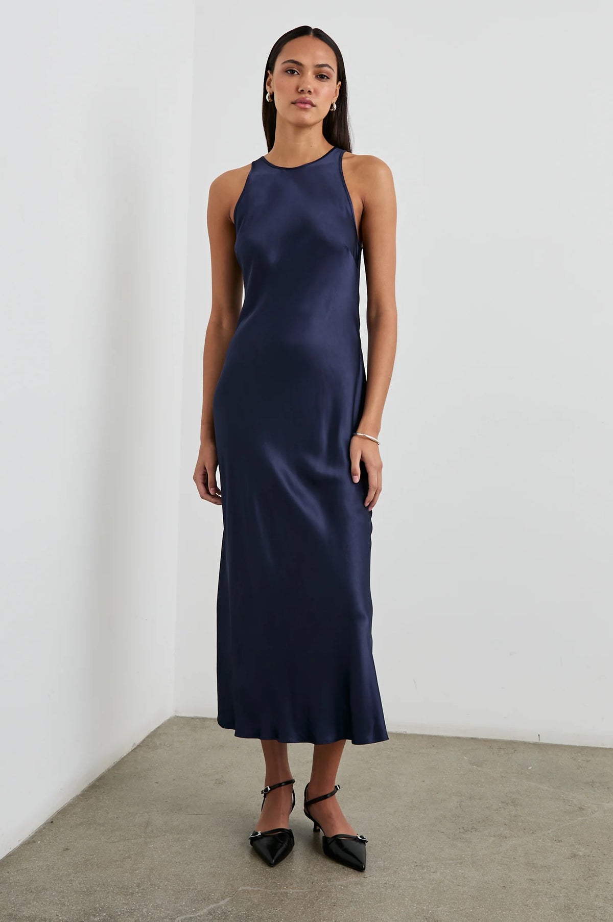 Rails Solene Satin Crepe Dress