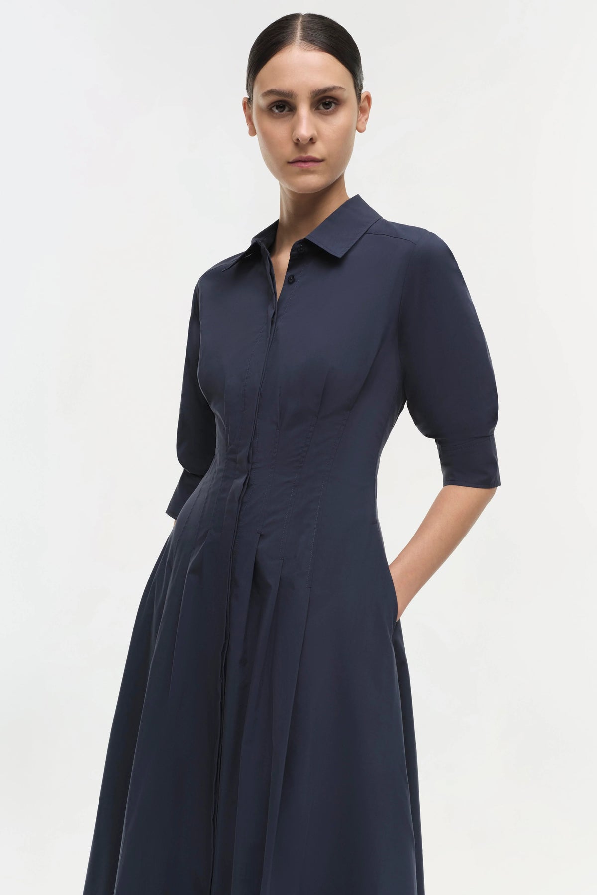 Simkhai Jazz Pintuck Mini Dress