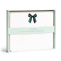 E.Frances Plaid Bow Notecard Set