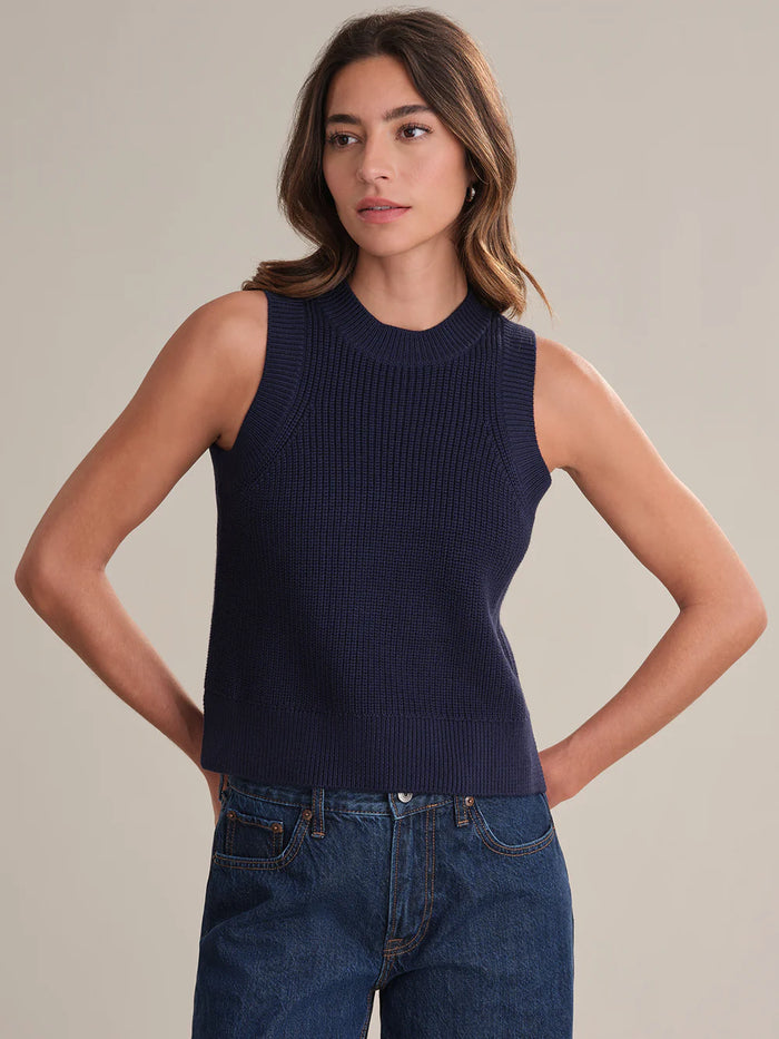 525 America Demi High Neck Crew Tank