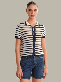 525 America Leilani Striped Cardigan