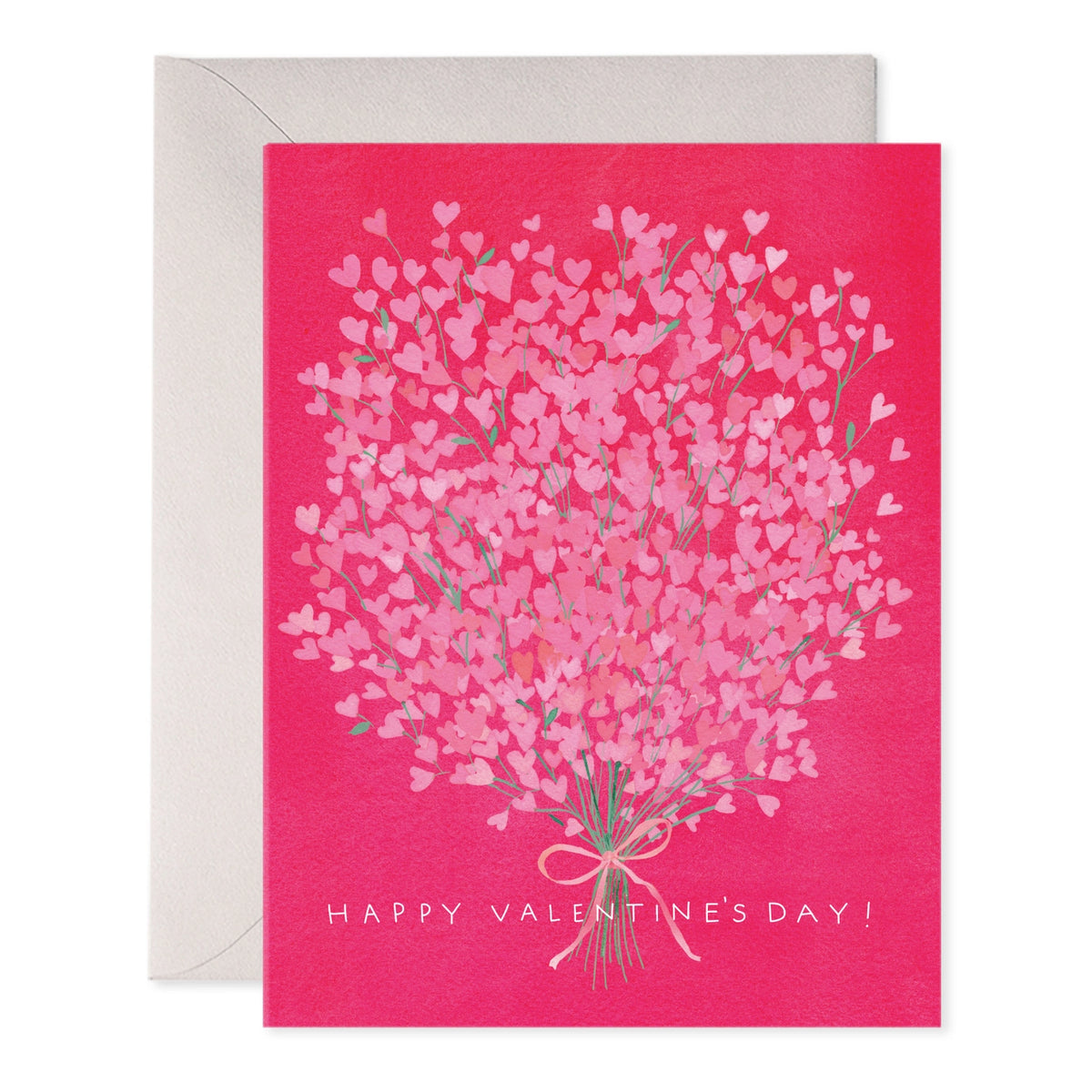E. Frances Bouquet of Heart Valentine's Card