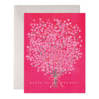 E. Frances Bouquet of Heart Valentine's Card