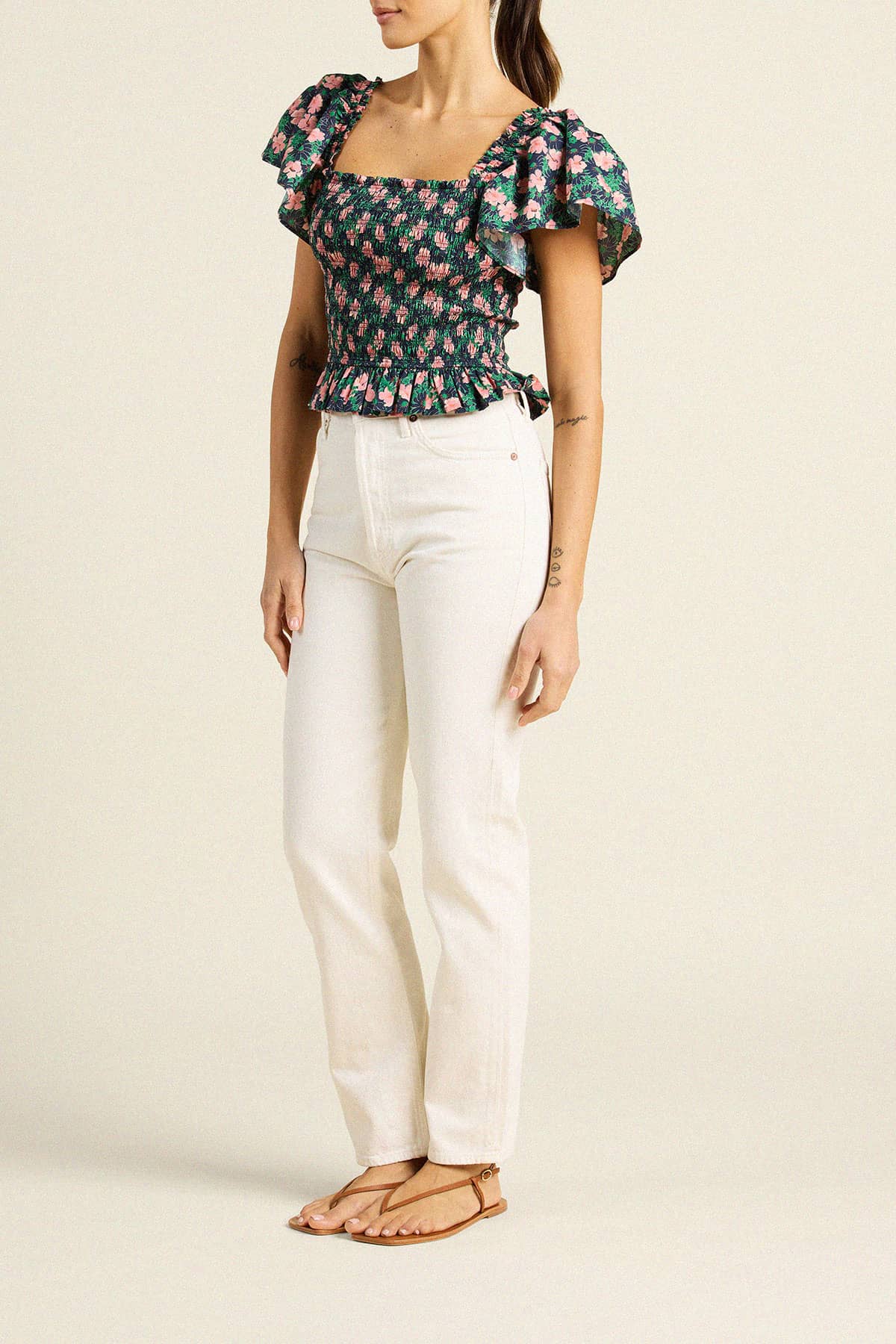 Trovata Birds of Paradis Evie Floral Blouse
