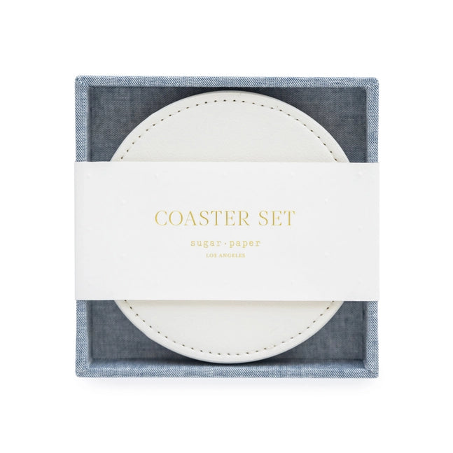 Sugar Paper Chambray Coaster Set