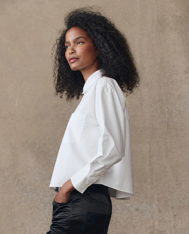 The Great Cropped Oxford Shirt