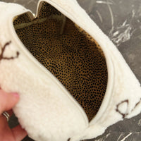 Ellison & Young Boucle Bow Cosmetic Case