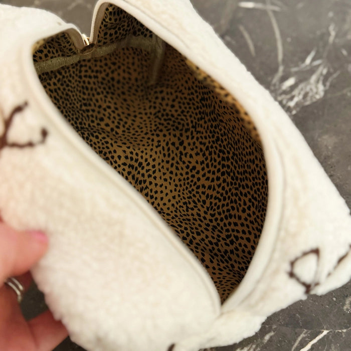 Ellison & Young Boucle Bow Cosmetic Case