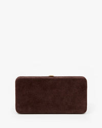 Clare V Le Tabac Suede Clutch