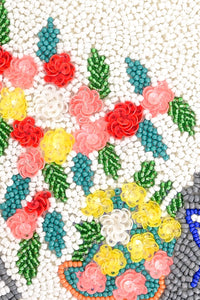 America & Beyond Santorini Beaded Shoulder Bag