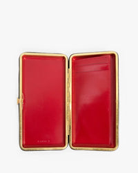 Clare V Le Tabac Croco Leather Clutch