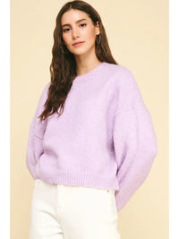 Pinch Long Sleeve Drop Shoulder Sweater
