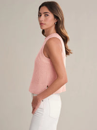 525 America Demi High Neck Crew Tank