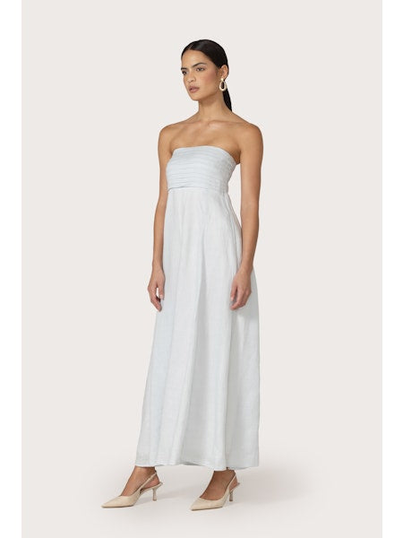 Lusana Tallia Linen Maxi Dress