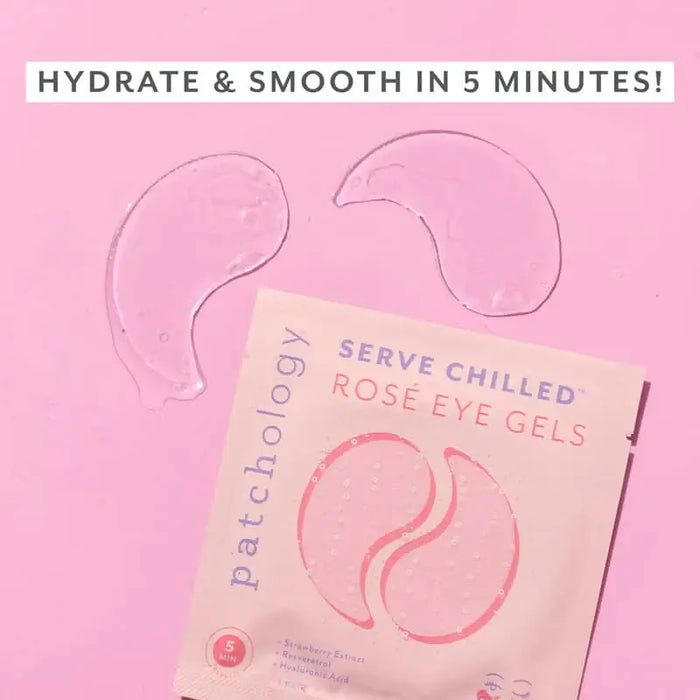 Patchology Under Eye Serve Chilled Rosé Hydrating Eye Mask Gels
