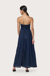 Lusana Talia Linen Maxi Dress