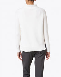 Kinross Cashmere Garter Funnel Neck Sweater