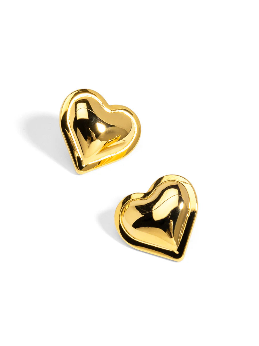 RHO Jewelry Heart Stud Earring