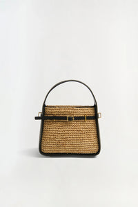 Simkhai Cleo Raffia Bucket Bag