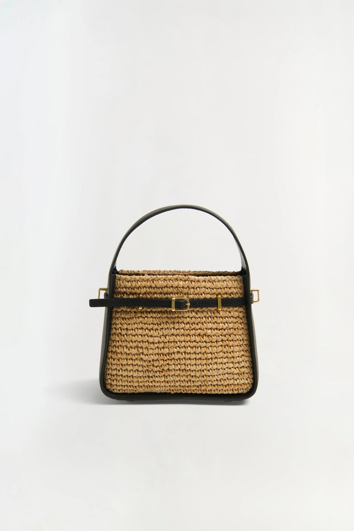 Simkhai Cleo Raffia Bucket Bag