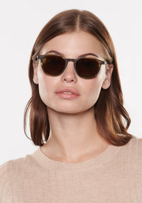 Krewe Landry Matte Hickory Polarized Sunglasses