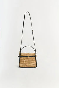 Simkhai Cleo Raffia Bucket Bag