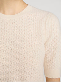 Frame Gathered Honeycomb Sweater