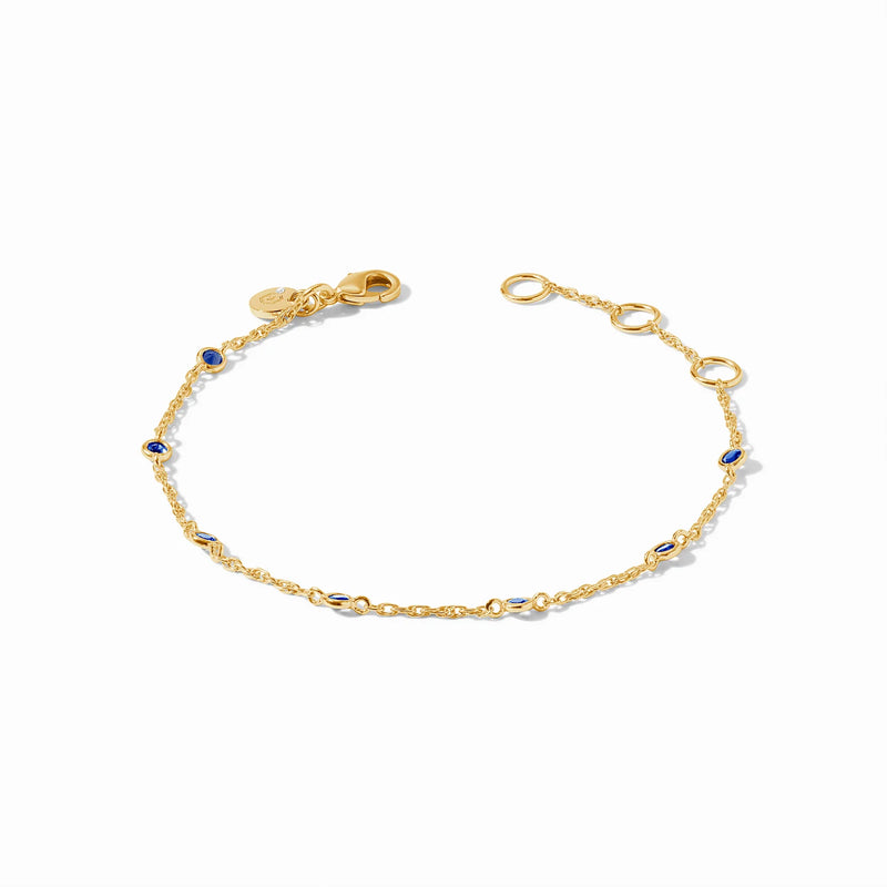 Julie Vos Celeste Delicate Sapphire Blue Bracelet