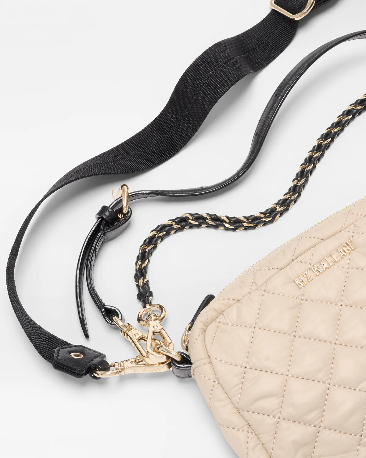 MZ Wallace Mini Crosby Buff Black