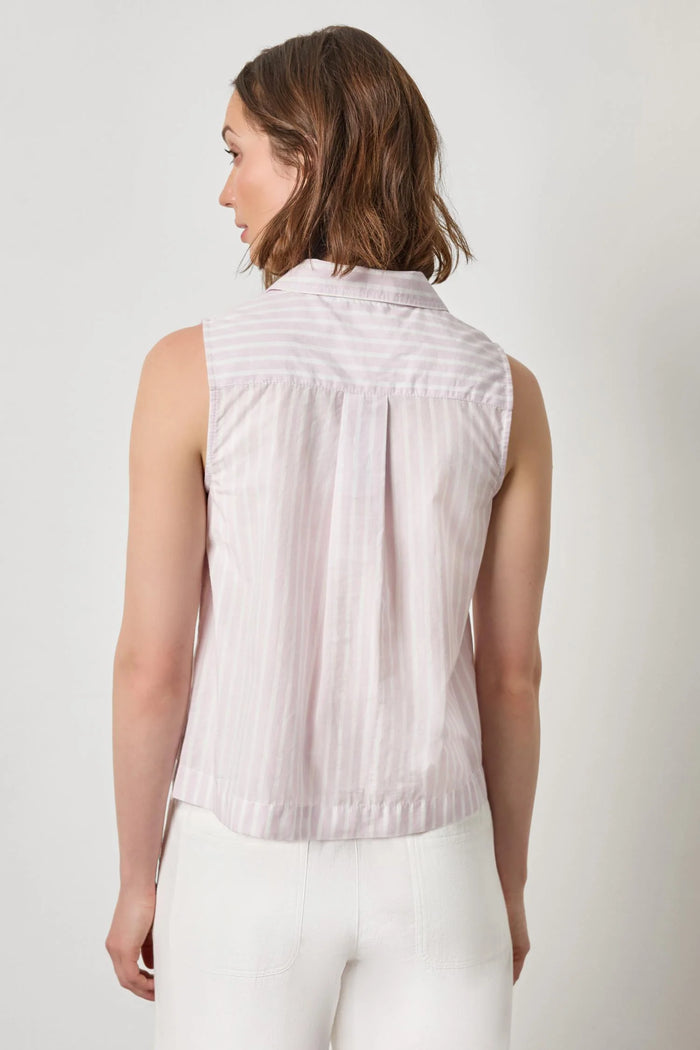Lilla P Striped Sleeveless Shirt