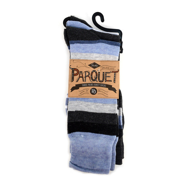 Selini Assorted Pack (3 Pairs) Men's Casual Crew Socks