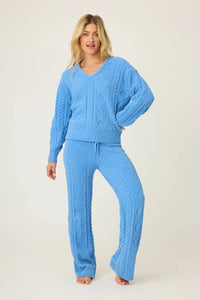 P.J. Salvage Cozy Chenille Cable Knit Top