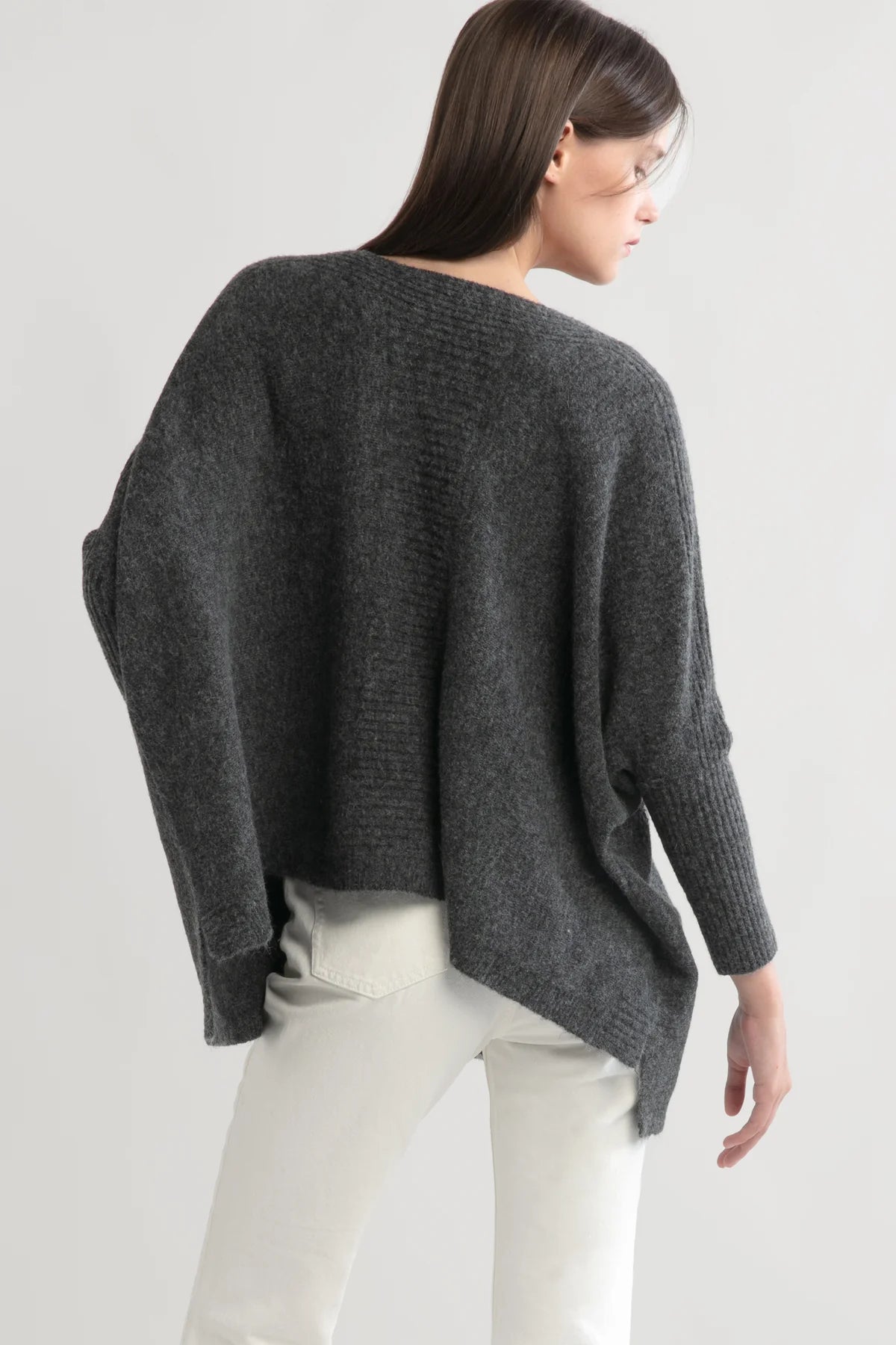 Look by M Dolman Poncho Sweater