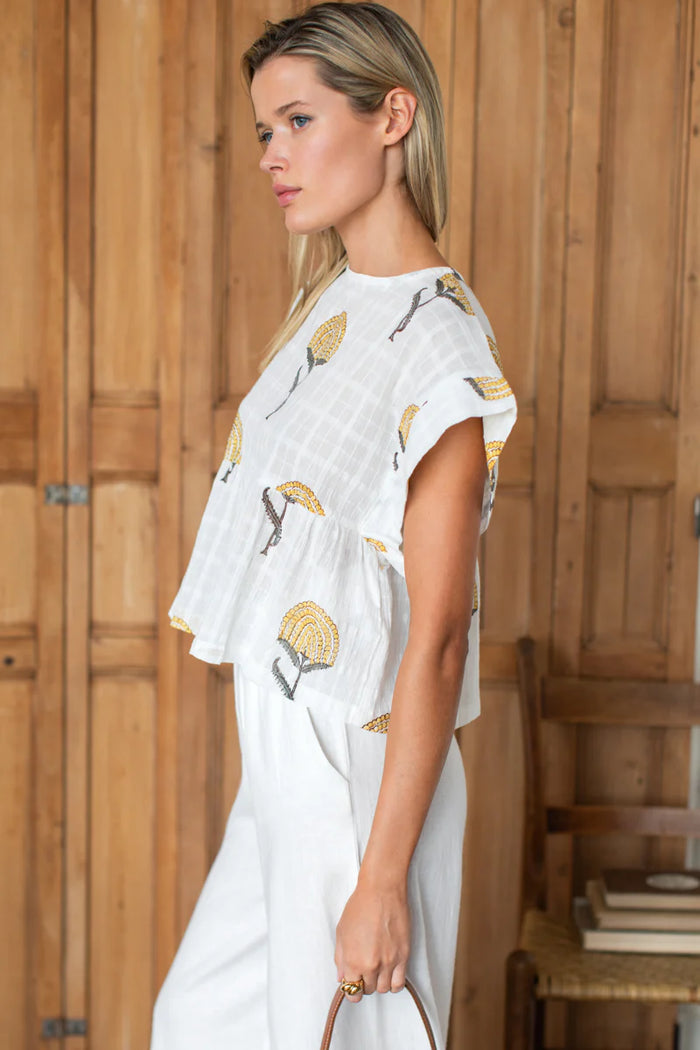 Emerson Fry Dolman Peplum Top