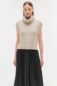 Simkhai Kezia Vegan Leather Midi Skirt