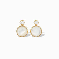Laura Foote Floating Gem Stud Earrings
