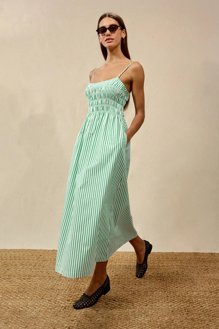 Rails Primrose Emerald Stripe Dress