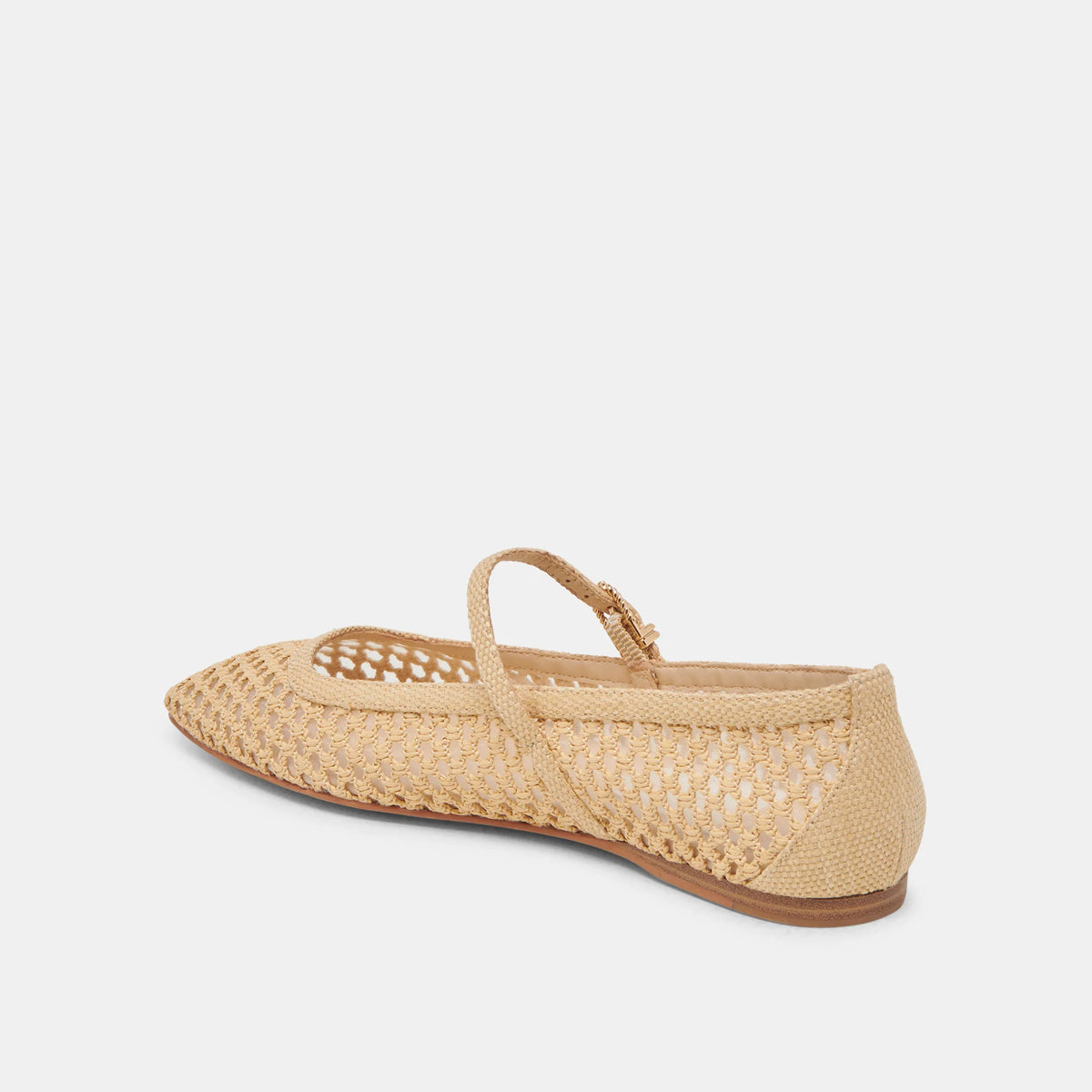 Dolce Vita Reyes Woven Raffia Flats