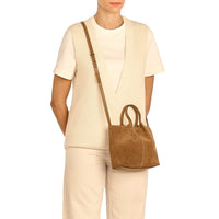 Il Bisonte Nina Suede Corssbody