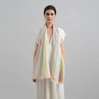 Sadhu Collective Handwoven Linen Scarf Morning Calm