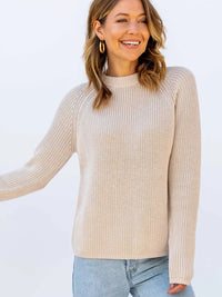 Pura Cashmere Cotton Fisherman Sweater