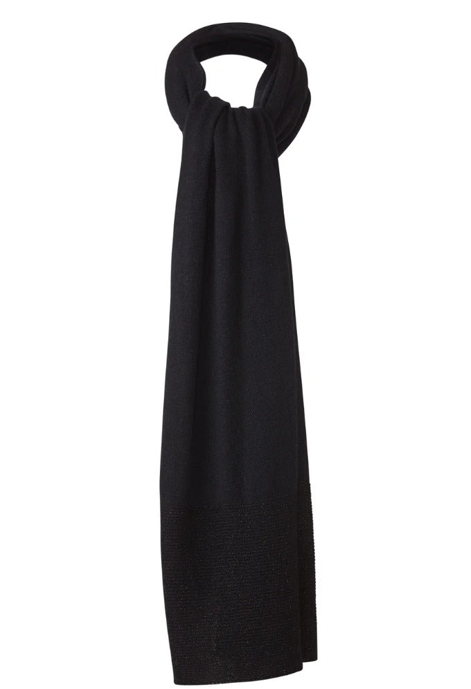 Kinross Cashmere Lurex Stripe Wrap