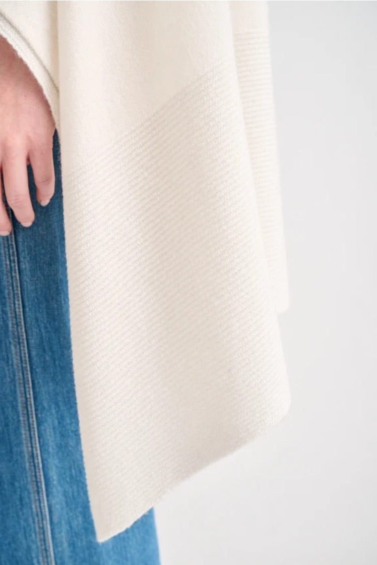 Kinross Cashmere Lurex Stripe Wrap