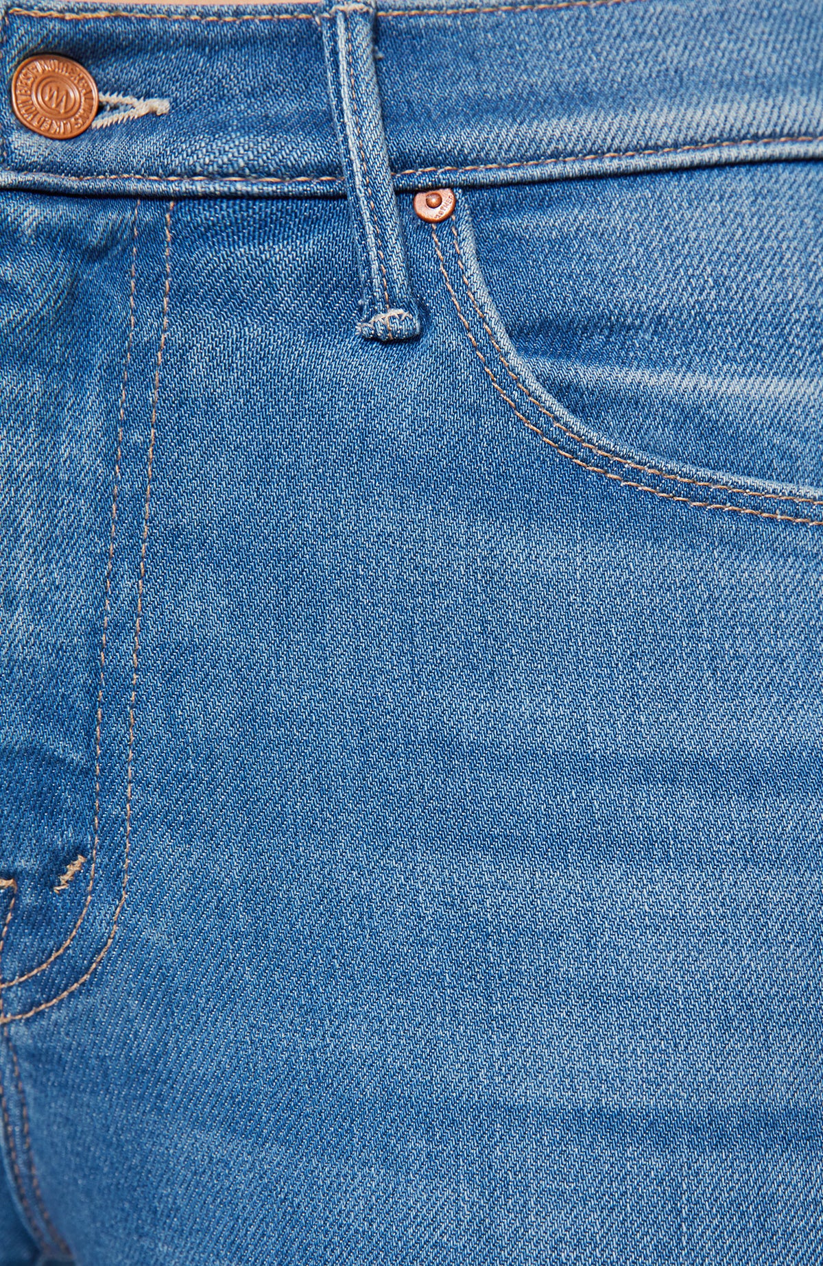 Mother Denim The Weekender Piece by Piece Jeans