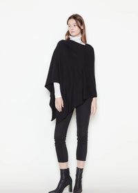 Look by M Triangle Poncho - Charcoal Final Clearance