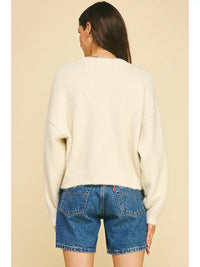 Pinch Long Sleeve Drop Shoulder Sweater