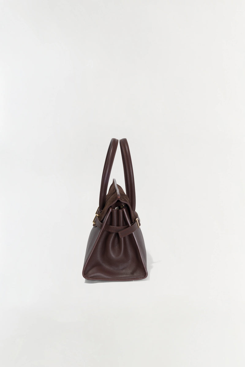 Simkhai River Suede Top Handle Bag