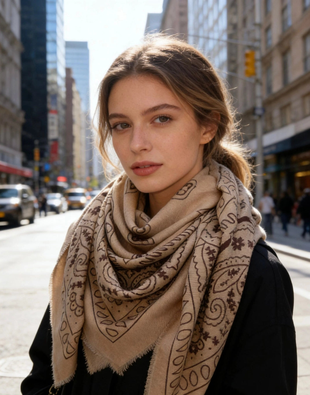 Lineta Large Bandana Scarf