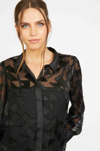 Caballero Emmie Silk Geo Top